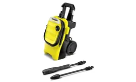 Мойка высокого давления Karcher K4 Compact, 220В, 1.8кВт, 130бар, 420л/ч, длина шланга 6м, с насосом для забора воды, на колёсах, арт. 1.637-310.0/1.637-500.0