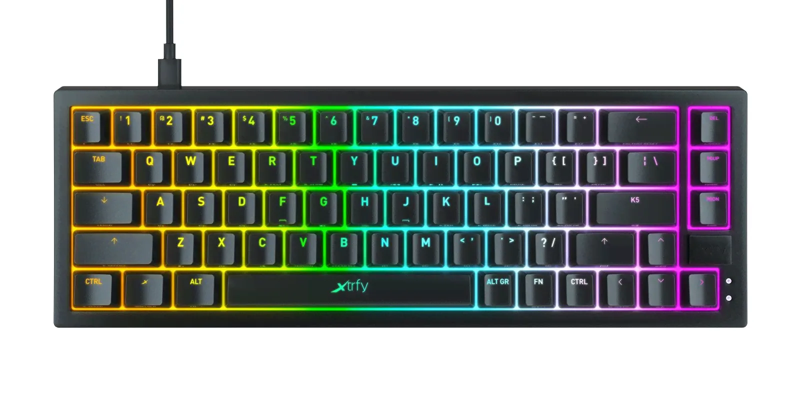 Keyboard K5 RGB Compact, Black-0