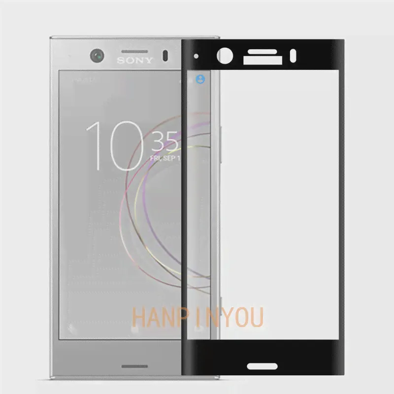 🛍 Защитное стекло для Sony Xperia XZ1 Compact G8441 4,6 "3D полное покрытие изогнутое закаленное стекло 9H Премиум Защитная пленка-2