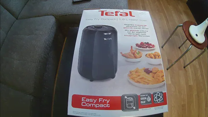 TEFAL Easy Fry Compact 1.6 L health fryer unboxing and test распаковка готовлю курица картошка
