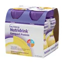 Nutridrink Compact Protein, банан - жидкая смесь для лечебного питания, 125 мл x 4 шт.